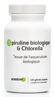 Chlorella et spiruline bio en gélules